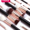 Set de 15 Pcs Café Brochas de Maquillaje MSQ