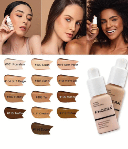 Silky Full Coverage Liquid Foundation PHOERA
