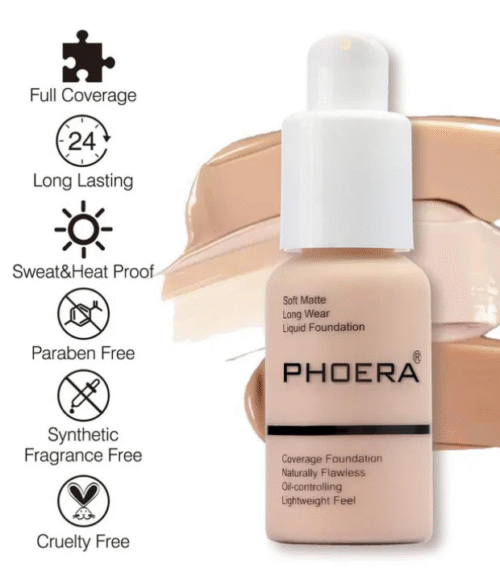 Silky Full Coverage Liquid Foundation PHOERA