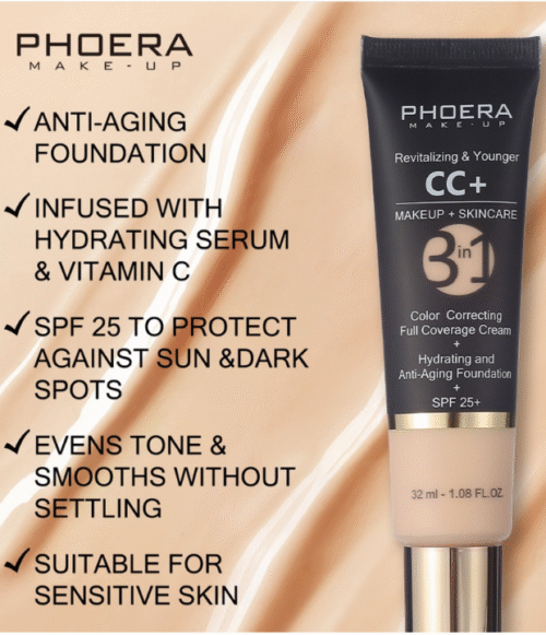 Phoera CC+ (2) CC+ Makeup + SkinCare 3 in 1 PHOERA