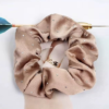 Scrunchies Metalizados con Pedrería